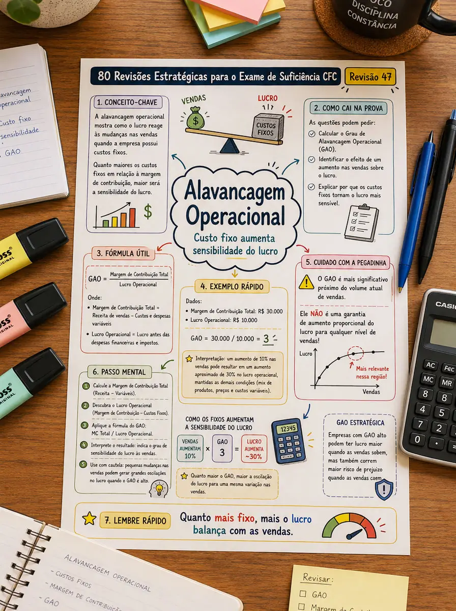 Material em uso: Alavancagem Operacional