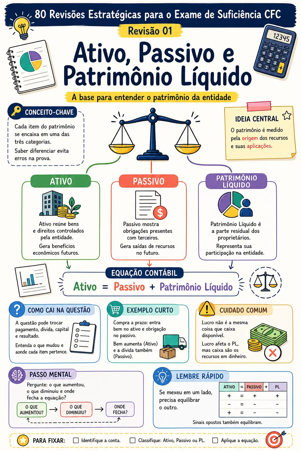 Prévia Ativo, Passivo e Patrimônio Líquido